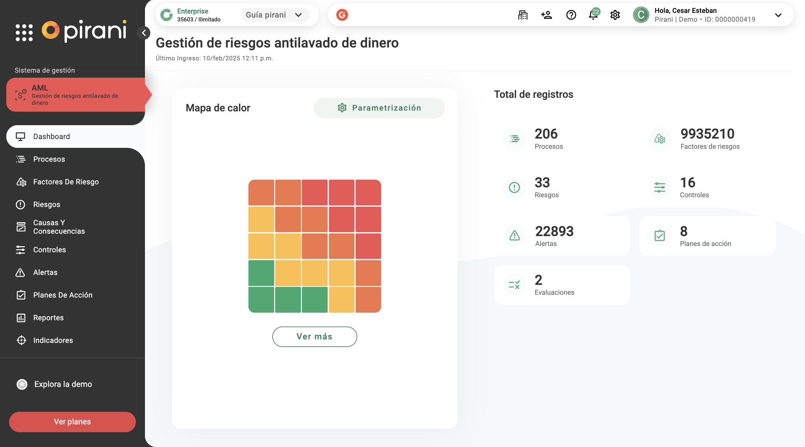 Matriz de riesgo