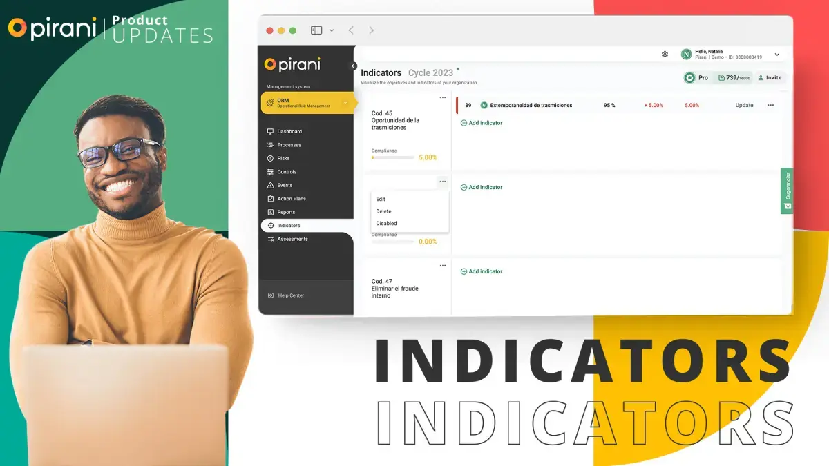 Product update indicators for Pirani: improvements in performance and functionality.